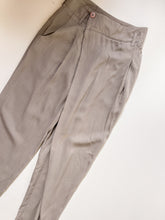 Load image into Gallery viewer, 80s Z Cavaricci Tan Wrap Trousers | 27w