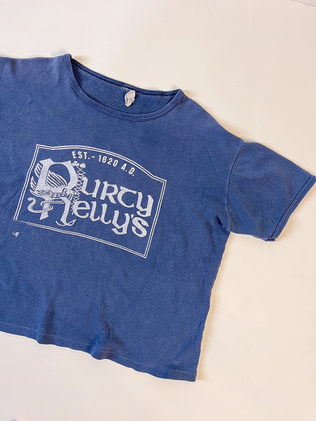 90s Durty Nellys Blue Souvenir Irish Bar Sweatshirt | XL