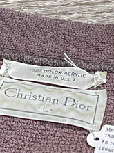 Load image into Gallery viewer, Christian Dior Taupe Knit Cardigan