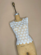 Load image into Gallery viewer, DKNY White Crochet Tee | XS-S