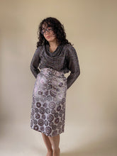 Load image into Gallery viewer, 70s Alice of California Silver Lurex Skirt | 27-28w
