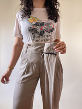Load image into Gallery viewer, 80s Z Cavaricci Tan Wrap Trousers | 27w
