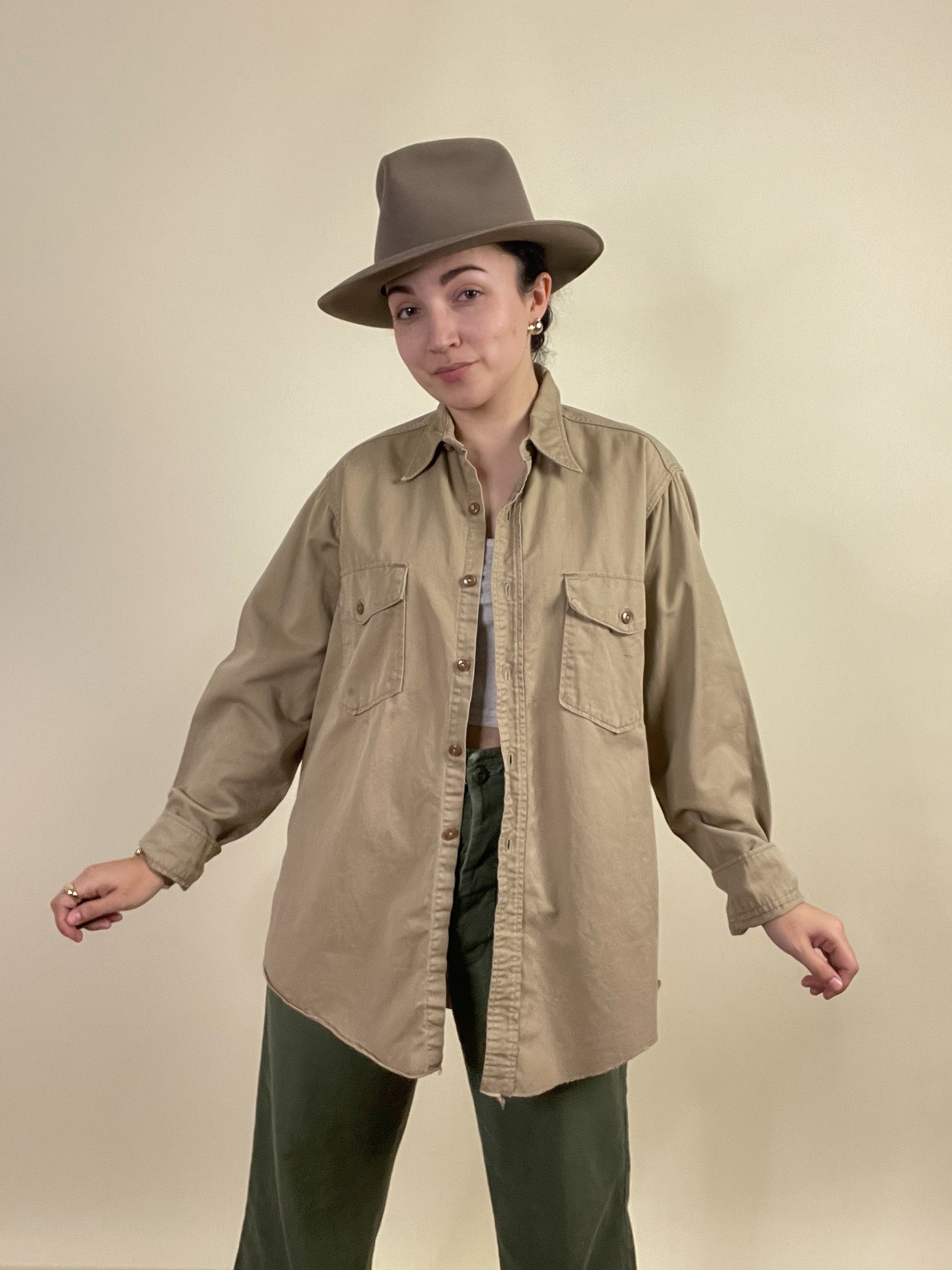 1950s Dickies Cotton Work Shirt – le and lo