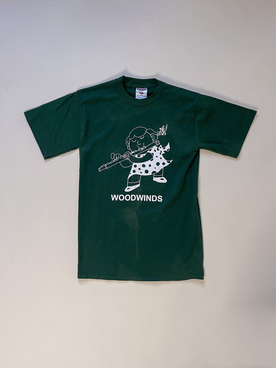 y2k Jerzees Woodwinds Green Graphic Tee | M