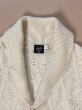 Load image into Gallery viewer, 60s National Shirt Shops Cream Shawl Collar Cardigan | L-XL
