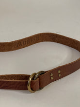 Load image into Gallery viewer, Tarnish Brown Leather Belt | M
