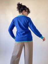 Load image into Gallery viewer, 80s Yves Saint Laurent Colorblock Cardigan | S
