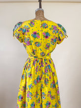 Load image into Gallery viewer, 60s Lilly Pulitzer Yellow Fit &amp; Flare Dress | S-M
