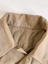 Load image into Gallery viewer, 80s Military Khaki Uniform Shirt | M-L
