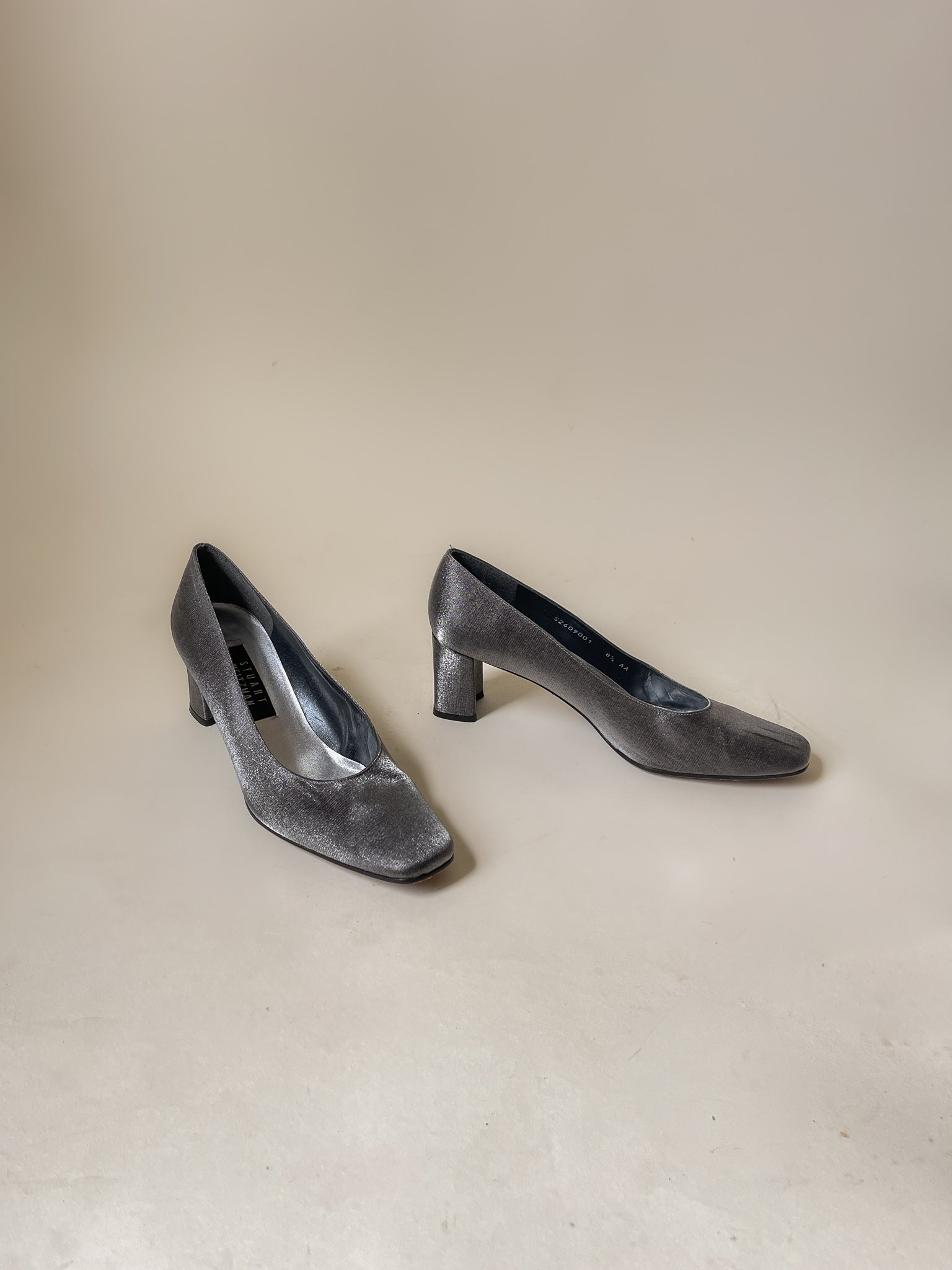 Stuart Weitzman offers silver pumps sz 7.5 M