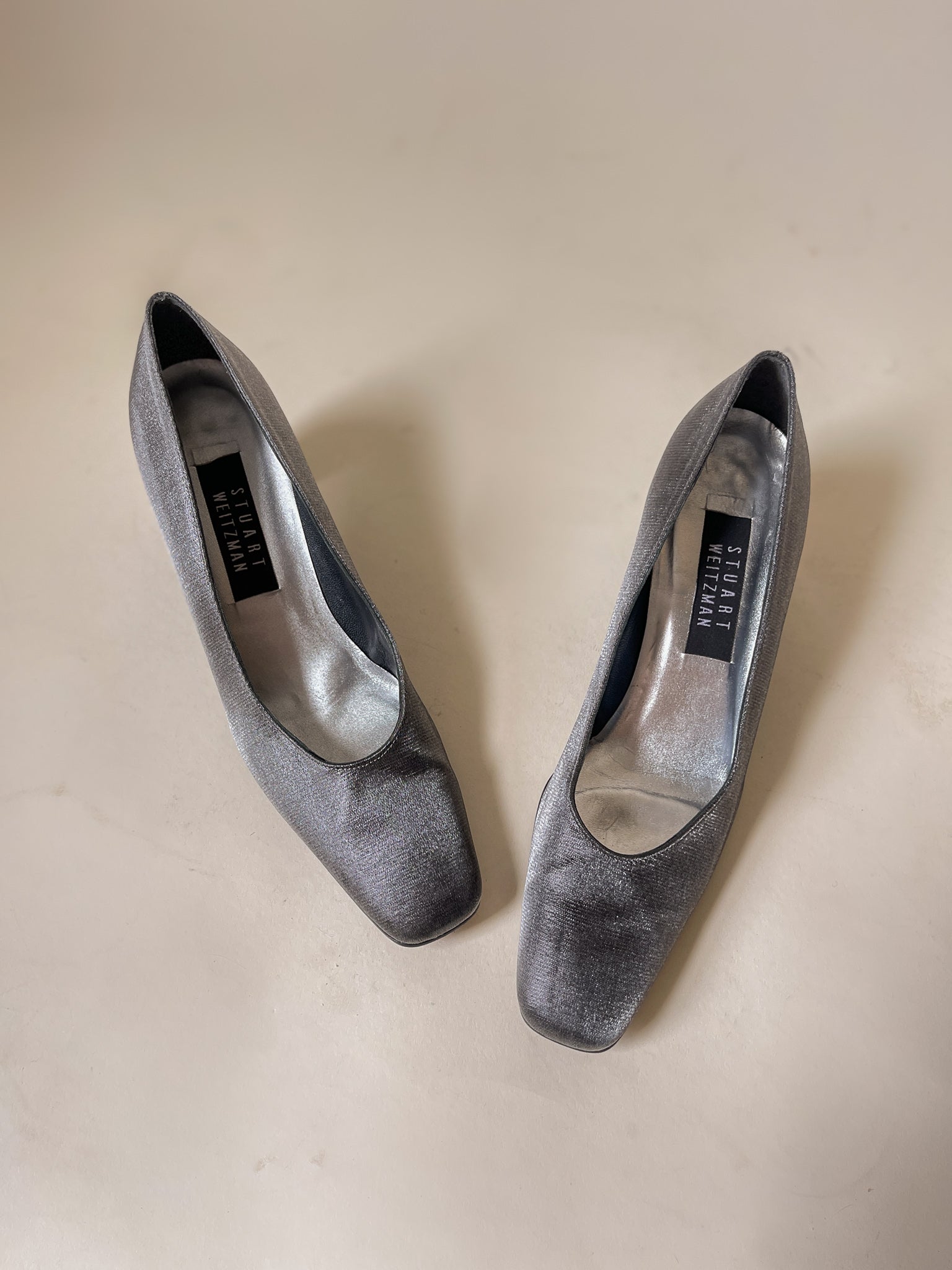 Stuart Weitzman offers silver pumps sz 7.5 M