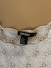 Load image into Gallery viewer, DKNY White Crochet Tee | XS-S
