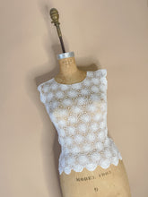 Load image into Gallery viewer, DKNY White Crochet Tee | XS-S
